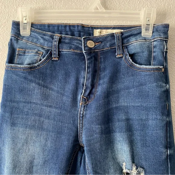 I & M Jeans | Women’s High Rise ripped Blue jeans Size 3 - Picture 2 of 12